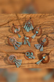 Western Vintage Tassel Turquoise Necklace 