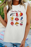 God Says I Am Print Tank Top