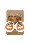 Halloween Ghost Pumpkin Cat Earrings 