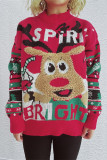 Christmas Reindeer Knitting Sweater 