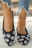 Halloween Pumpkin Pattern Flat Shoes 