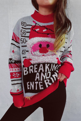 Christmas Design Knitting Sweater 