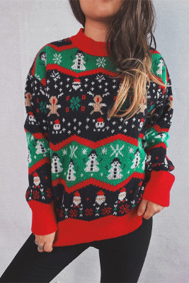 Christmas Snowman Knitting Sweater 