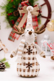 Christmas Snowman Reindeer Table Decor 