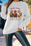 Christmas Chicken Graphic Sweatshirt