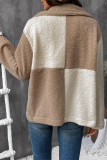 Colorblock Fleece Coat 