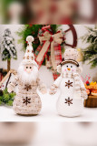 Christmas Snowman Reindeer Table Decor 