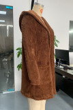 Front Open Fleece Coat 