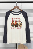 Christmas Chicken Long Sleeves Top