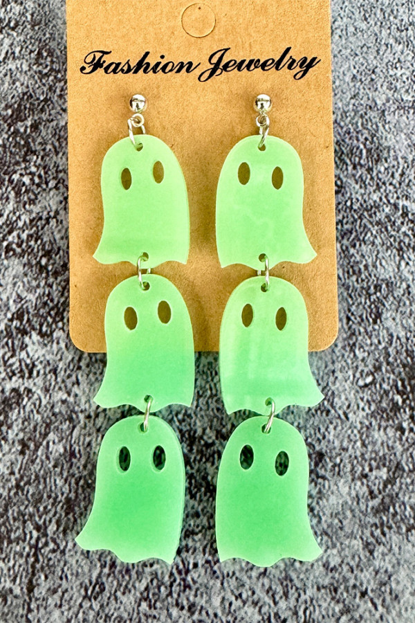 Halloween Ghost Luminous Earrings