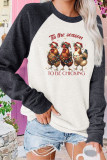 Christmas Chicken Long Sleeves Top