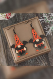 Halloween Gnome Wooden  Earrings