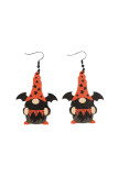 Halloween Gnome Wooden  Earrings