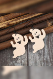 Halloween Ghost Leather Earrings