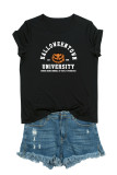 Halloweentown Print Graphic Top