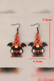 Halloween Gnome Wooden  Earrings