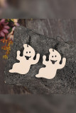 Halloween Ghost Leather Earrings