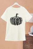 Fall Autumn Pumpkin Print Graphic Top