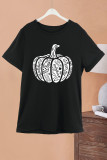 Fall Autumn Pumpkin Print Graphic Top