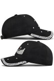 Swan Rhinestone Glitter Baseball Cap