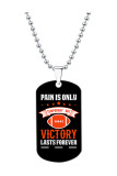 American Football Pattern Necklace 