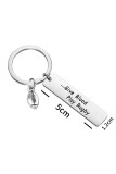 Give Blood Play Rugby Keychain 