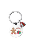 Christmas Gingerbread Man Keychain 