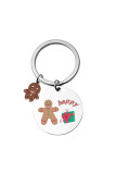 Christmas Gingerbread Man Keychain 