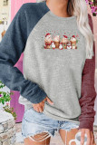 Snowman Coffee Vintage Christmas Long Sleeves Top