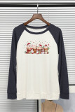 Snowman Coffee Vintage Christmas Long Sleeves Top