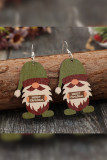 Merry Christmas Wooden Earrings 