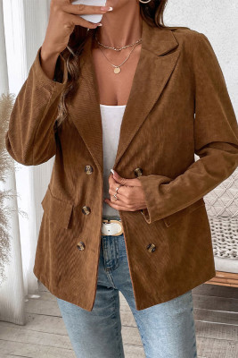 Brown Corduroy Jacket Coat