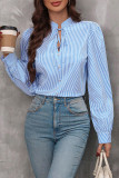 Stripes Button Up Long Sleeves SHirt 