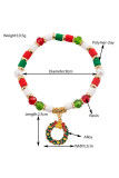 Colorful Beads Christmas Bracelet 