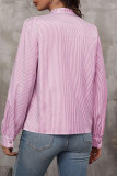 Stripes Button Up Long Sleeves SHirt 