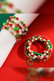 Colorful Beads Christmas Bracelet 