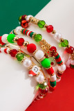 Colorful Beads Christmas Bracelet 