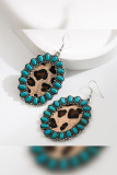 Bohemia Leopard Turquoise Earrings 