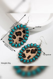 Bohemia Leopard Turquoise Earrings 