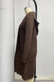 Front Open Knitting Long Cardigan 