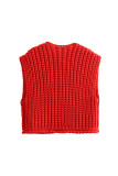 Sleeveless Knitting Vest 