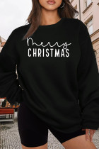 Christmas Print Graphic Sweatshirt