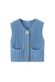 Sleeveless Knitting Vest 