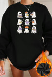 Halloween Ghost Books Graphic Sweatshirt