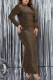 Sequin Glitter Plus Size Party Dress 