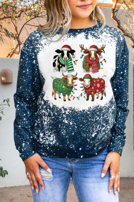 Christmas Cows Long Sleeves Top