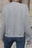 Solid Color Zipper Baseball Jacket 