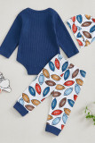 Kids Rugby Print 3PCS Set 