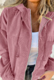 Corduroy Hooded Jacket Coat 
