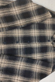 Plaid Button Up Long Sleeves Shirt 